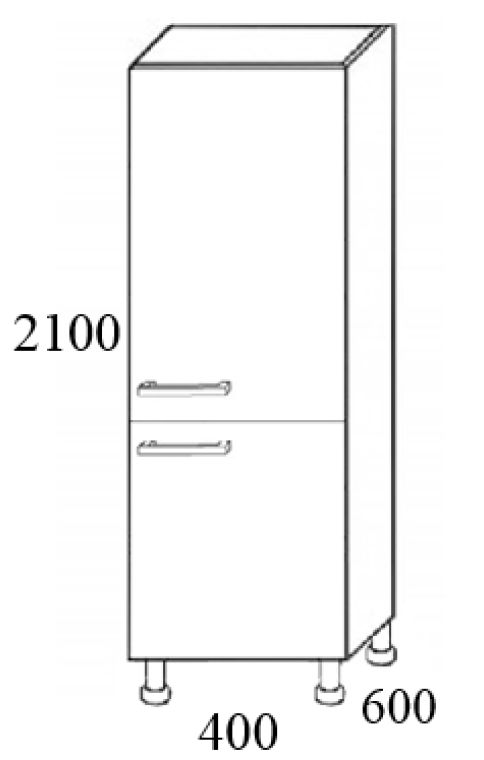 Szafka kuchenna stojąca wysoka MKS20 40x60x210h